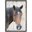 Portrait d'un cheval qui court sur une toile-100894030-100894036