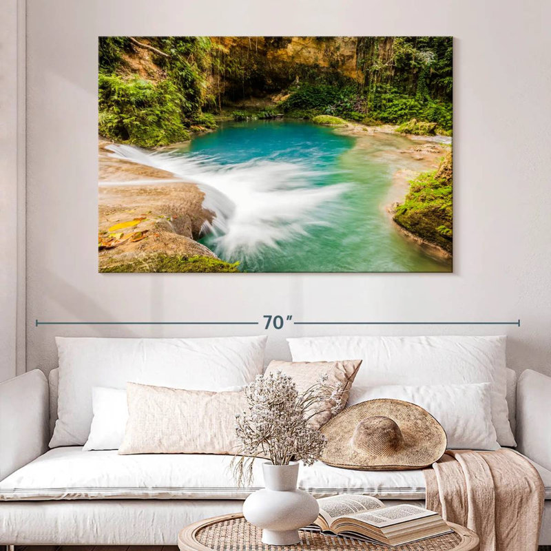 Cascade Alvord Blue Hole, H 34 po x l 51 po