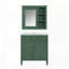 Meuble-lavabo autoportant moderne avec tiroirs miroir-380631002