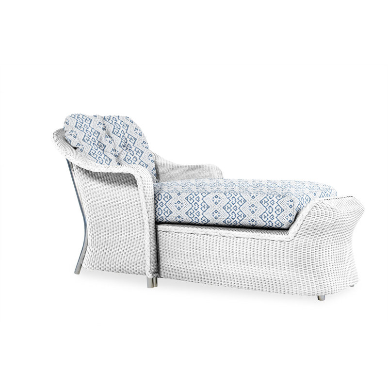 Reflections Outdoor Chaise Lounge, Aman Capri, White
