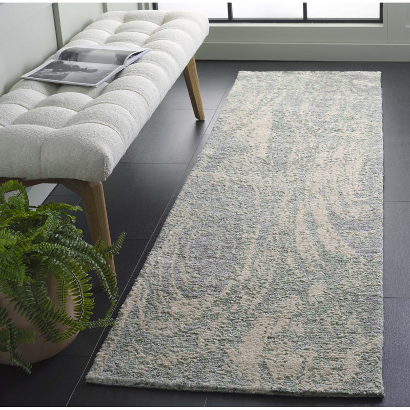 Tapis abstrait Choteau Performance Performance, Tapis de couloir 2 pi 3 po x 8 pi