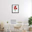 «Red Poppy Study Floater», art mural par Danielle Murray-566811190-566811191
