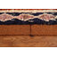 Tapis oriental orange marocain noué à la main 7 x 10