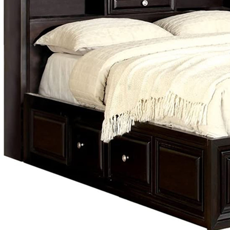 Bookcase Storage Bed, Queen