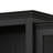 78.75''H 4-Tier Display Shelf, with 5-Colors Dimmable Ceiling Light, Freestanding Farmhouse Bookcases with Storage & Doors, Bookshelf with Adjustable Glass Shelves for Home & Office - Black-1070864344
