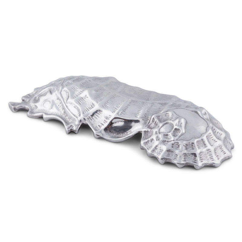 Coastal Metal Decorative Tray