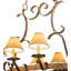 8 Light Pot Rack