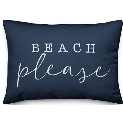 Outdoor Reversible Throw Pillow
