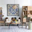Table basse ovale brune - 39 po x 26 po x 16 po, conception élégante et classique, polyvalente pour le salon / la maison, style intemporel