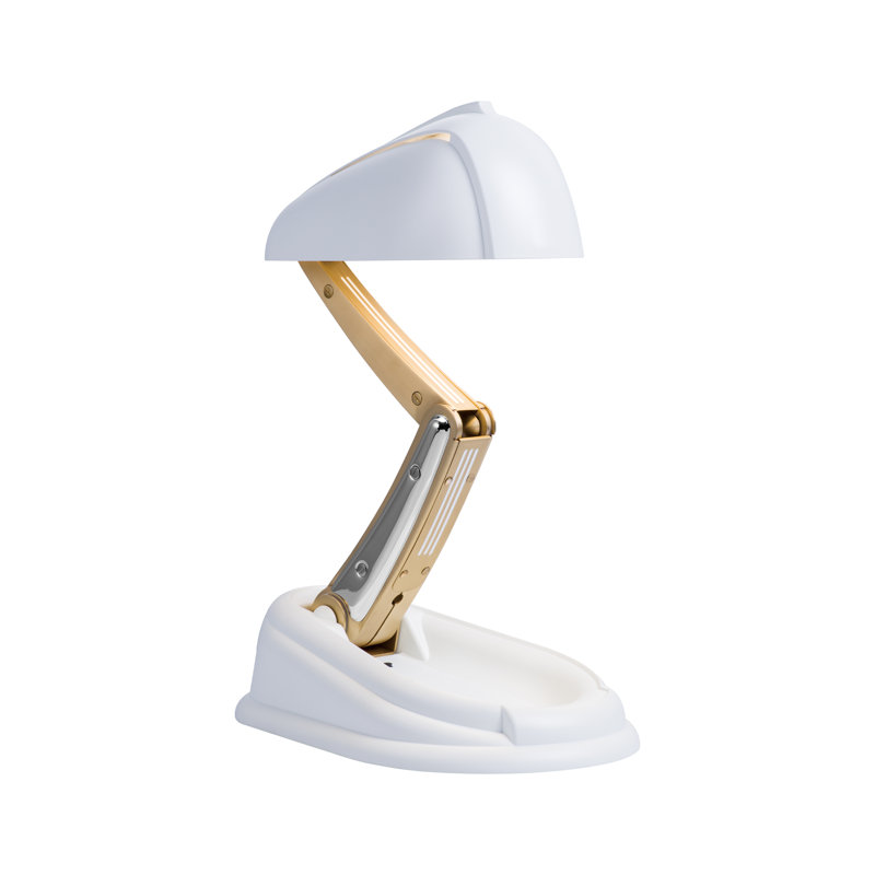Lampe de bureau 20,55 "avec USB Aquileo, Blanc