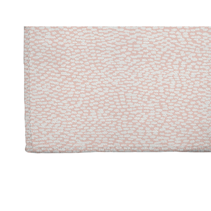 Twinkle Splat Lightweight Non-Slip Kitchen Mat, Rectangle 4' x 6', Pink