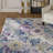 Nicole Floral Bone Multicolor Performance Area Rug-1531574931