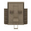 Lit escamotable rotatif avec armoire murale cachée, deux tablettes latérales à 3 niveaux, bureau convertible, supports de rangement supplémentaires, lit mural multifonctionnel peu encombrant pour le bureau à domicile et les petites pièces-975844630
