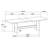 Beige Oak 9-piece Rectangular Wood Dining Table Set