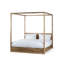 Thomas Bina Upholstered Canopy Bed-1392743755