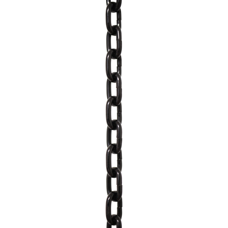 Petite chaîne d'horloge à maillons standard, Noir, H 36 po x l 0,31 po x P 0,07 po