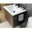 Compartiment de meuble-lavabo flottant avec rangement à serviettes mural 24 po Goodyo-234595892