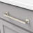 Studio Collection Pull - 7-9/16" Center to Center Cabinet Pull Satin Nickel - Transitional Hardware for Drawers & Cabinets-92299823-112308032