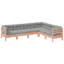 63.5cm Wide L-Shaped Patio Sofa with Cushions