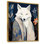 Gracieux renard mystérieux rétro Illustration - décoration murale animal renard