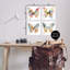  «Butterflies with Music Notes», ensemble d'art sur plaque par LSR Design Studio