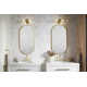 Purist™ 2 Light Indoor Bathroom Vanity Light Fixture, UL Listed
