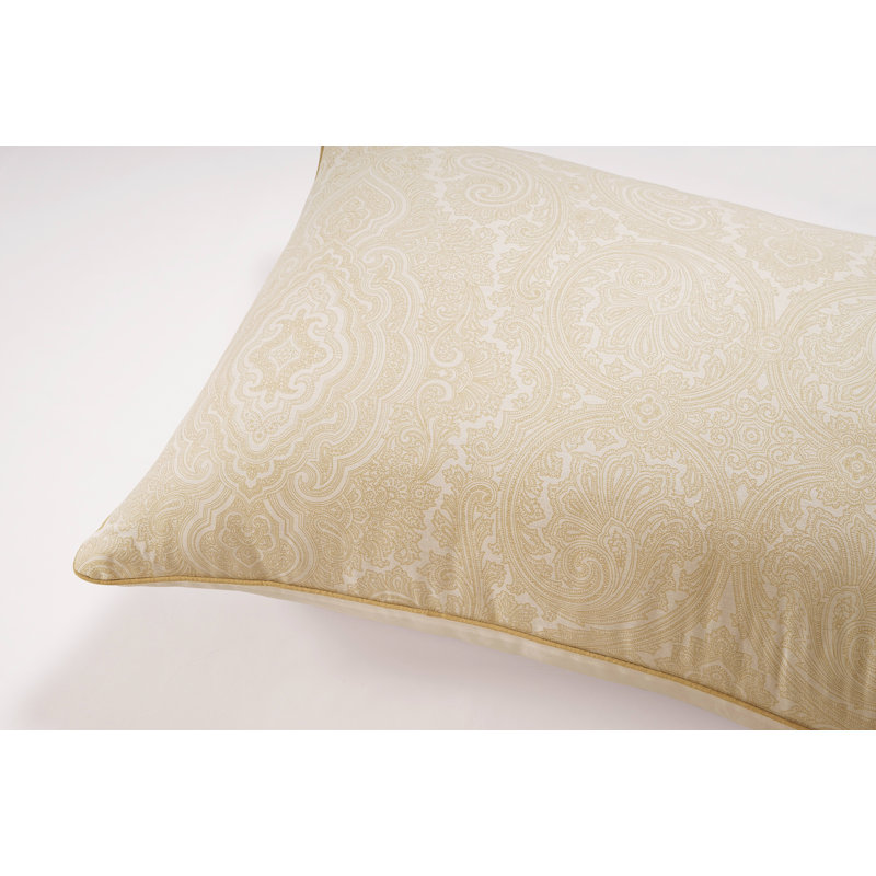 Lyon Paisley Duvet Cover Set with Pillowcases, Double - 2 Standard Pillowcases, Ivory