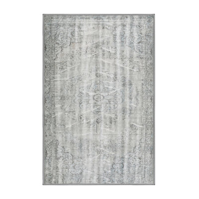 Tapis beige/gris/brun clair traditionnel Devale