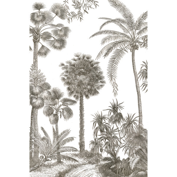 Bay Isle Home Palm Oasis I by Wild Apple Portfolio - Wrapped Canvas Art ...
