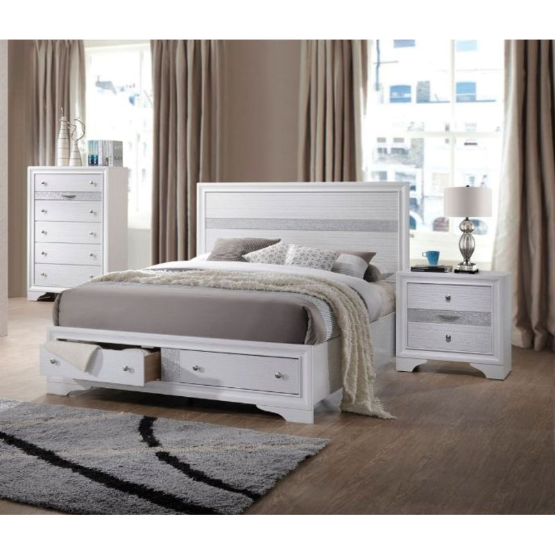 Naima 3 Piece Bedroom Set, King