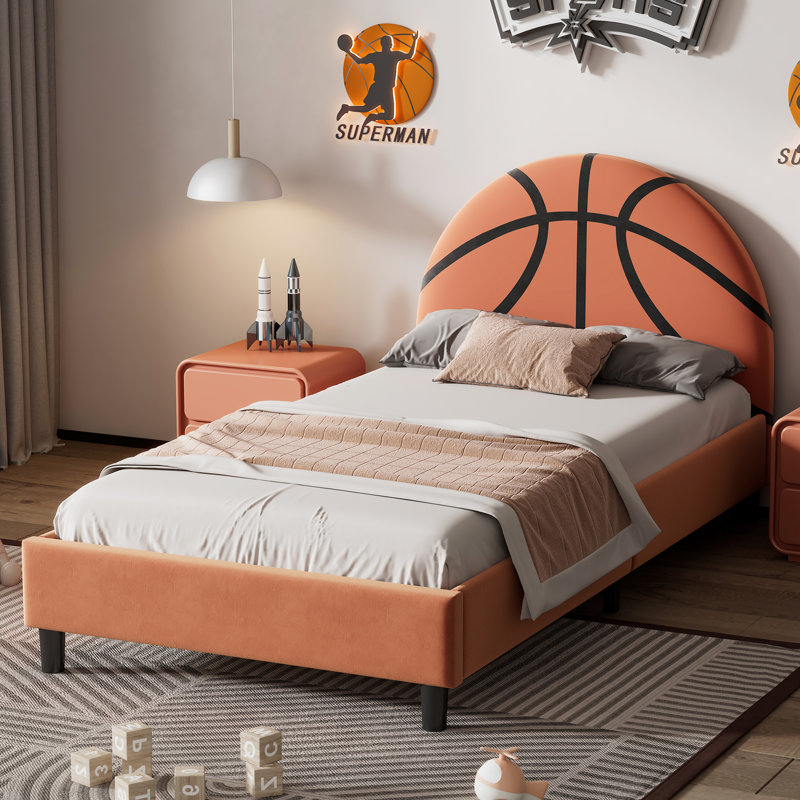 Lit plateforme tapissier Basketball