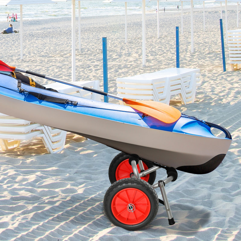 Chariot de transport de 132 lb pour chariot à kayak roulant Soozier
