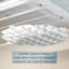 Panneau acoustique gaufré pour plafond VIVO, ensemble de 4-134210934