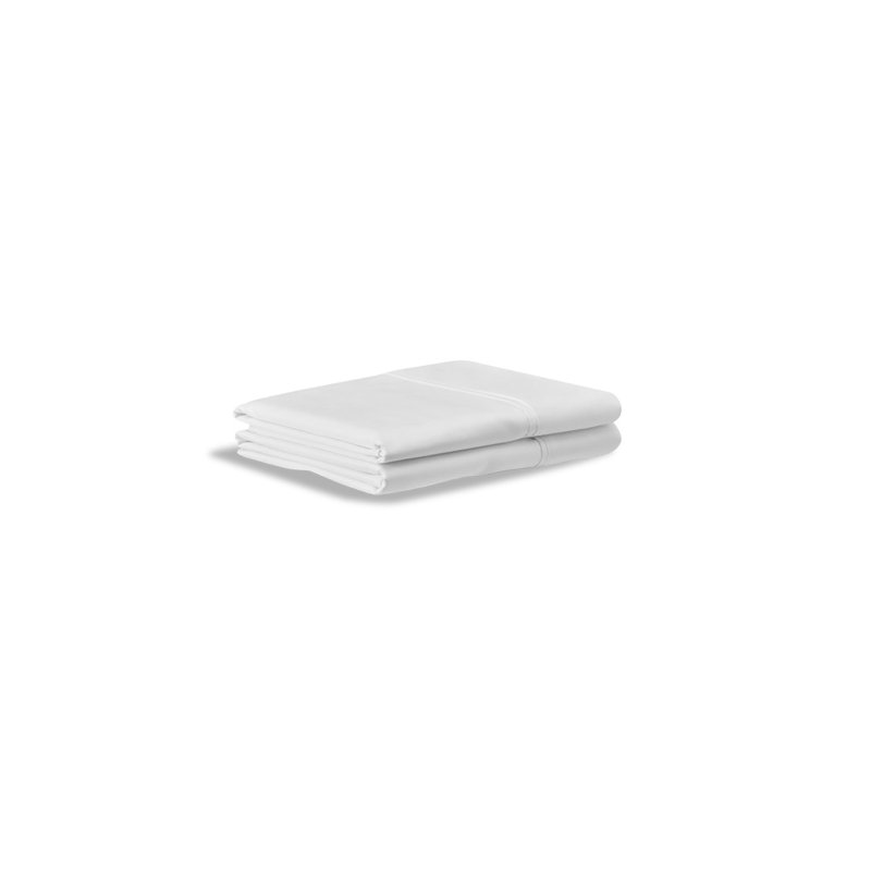 TEMPUR-Luxe Egyptain Cotton Pillowcase Set, King Pillowcase, White