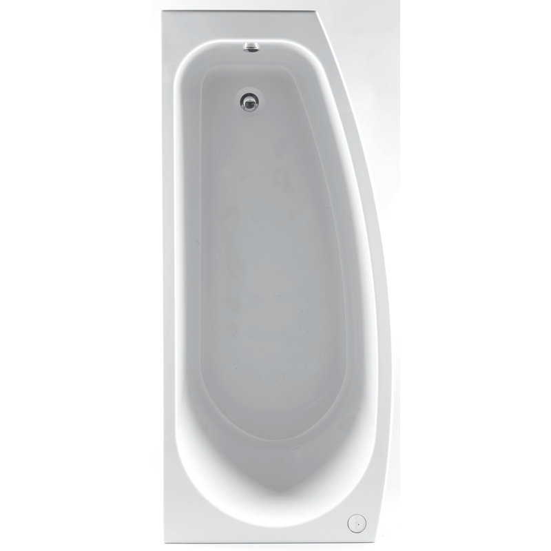 1700mm x 700mm Soaking Acrylic Bathtub, Left Hand