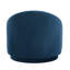 Fauteuil demi-tonneau pivotant rembourré Aunna-189368896