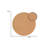 Agglomerated Cork Abstract Round Placemat And Napkin Set