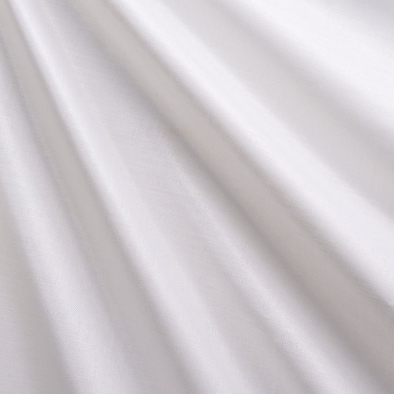Schumacher x Patterson Flynn Patent Linen Fabric, White