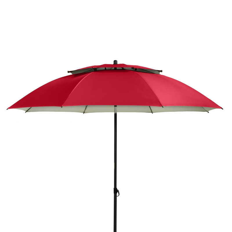 Canek 200cm Market Parasol, Red