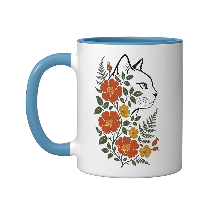 Ceramic Coffee Mug, Blue