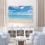 Mccutchen Just Plain Beautiful Blue Beach! - Reproduction de photo sur toile tendue-1020041588