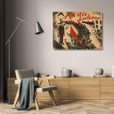 Poster for periodical An die Laterne (To the Lamp Post)