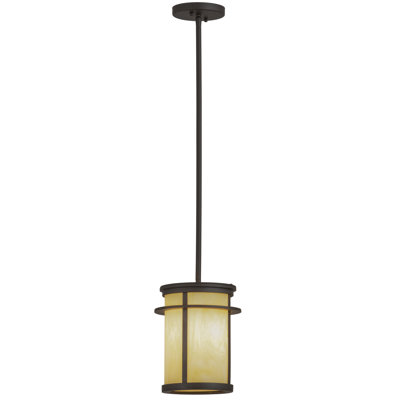 Luminaire suspendu cylindrique simple à 1 lumière Mickelson