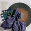 Stripey Bee Resin Napkin Rings, Green Tortoiseshell