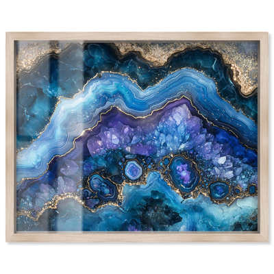 «Geode Galactic II», reproduction d'art par Geode Blue Art par Art Remedy