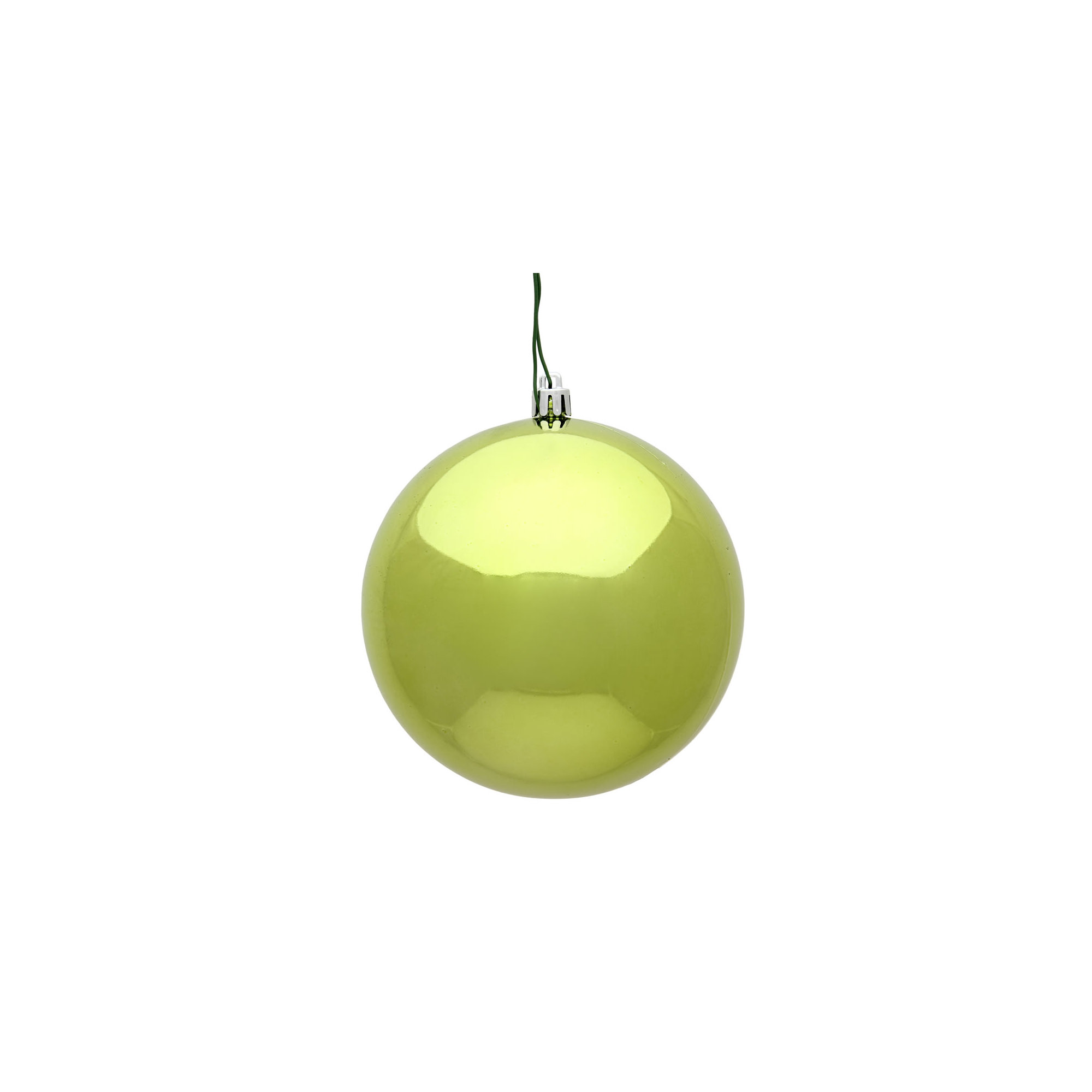 Holiday Décor Ball Ornament, Lime Shiny