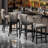 Vintage Velvet Bar Stools Set of 2-45298323-44091193