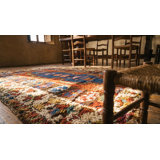 Small Scatter Size Antique Rustic Tribal Wool Pile Turkish Yastik Throw Rug