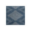 Tapis intérieur / extérieur en polypropylène géométrique tissé à la machine en gris / bleu-680280762