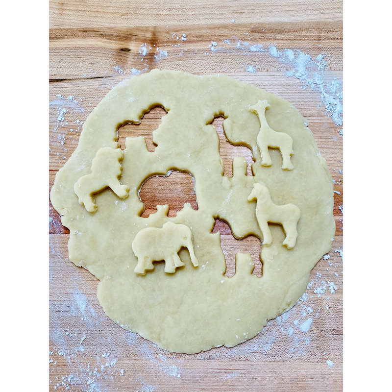 Ensemble de 4 couteaux à croûte à tarte Safari